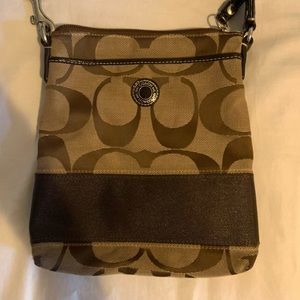 Coach cross body purse